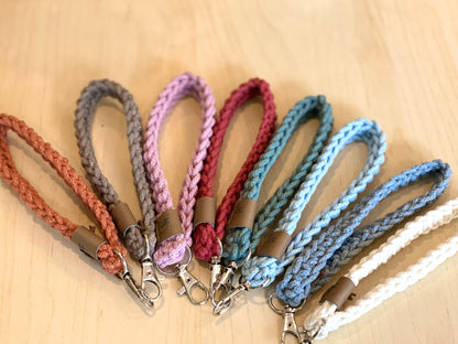 Key Fob Wristlet Keychain (2 Length Options)