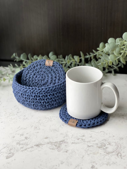 Verdura Coasters & Holder Crochet Kit