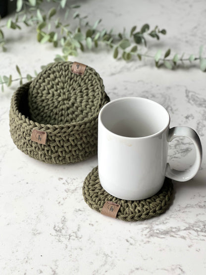 Verdura Coasters & Holder Crochet Kit