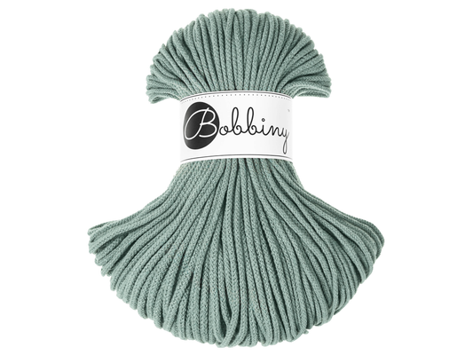 Bobbiny 3mm Braided Cotton Cord (100m/ 108yds) -- LAUREL -- Macrame & Crochet