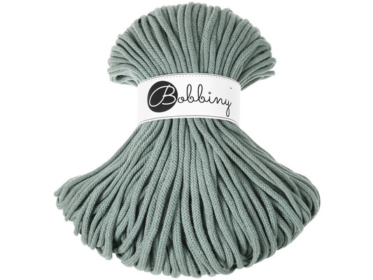 Bobbiny 5mm Braided Cotton Cord (100m/ 108yds) -- LAUREL -- Macrame & Crochet