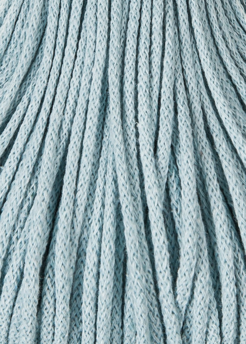 Bobbiny 3mm Braided Cotton Cord (100m/ 108yds) -- MISTY -- Macrame & Crochet