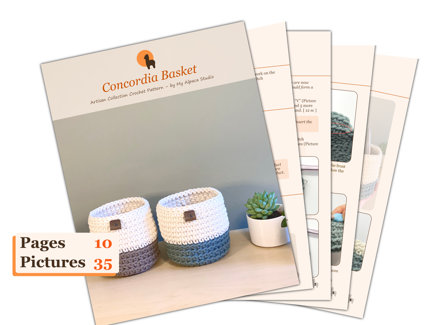 Concordia Basket Crochet Pattern PDF + Video Tutorial