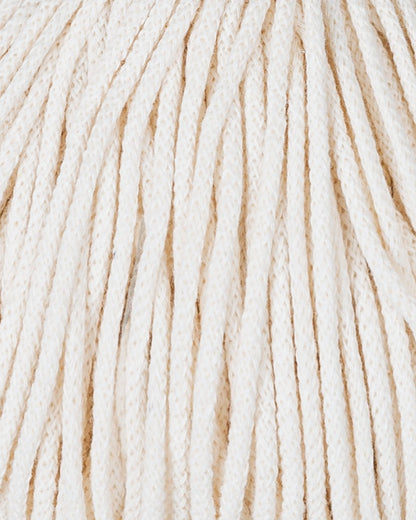 Bobbiny 3mm Braided Cotton Cord (100m/ 108yds) -- NATURAL -- Macrame & Crochet