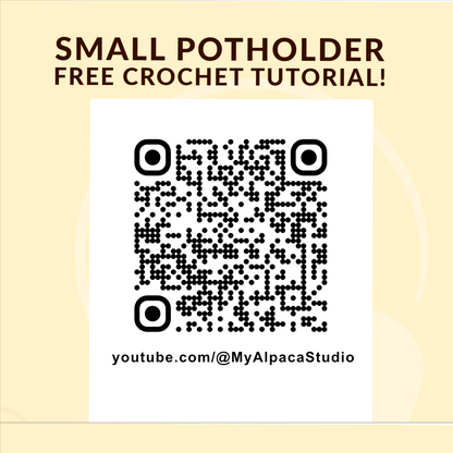 Verdura Hot Pad in 3 sizes Crochet Pattern - Instant Download PDF