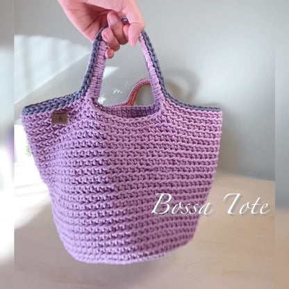 Bossa Tote Bag Crochet Pattern - Instant Download PDF