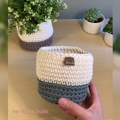 Concordia Basket Crochet Pattern PDF + Video Tutorial
